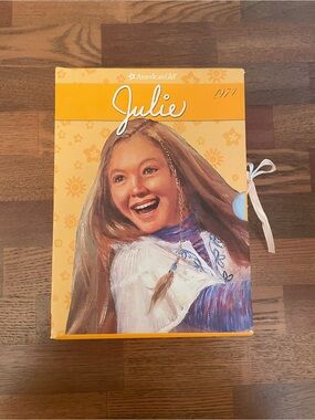 American Girl Julie Box - Yellow Orange Artwork